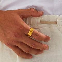 Liquid Metal Ring - Gold 24k