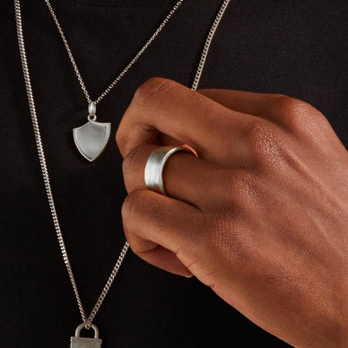 Liquid Metal Ring - Platinum