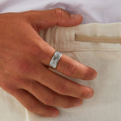 Liquid Metal Ring - Platinum