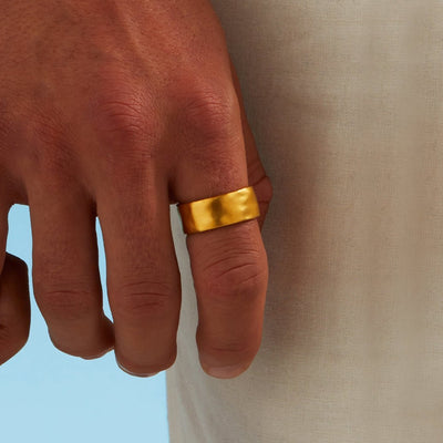 Liquid Metal Ring - Gold 24k