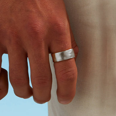 Liquid Metal Ring - Platinum