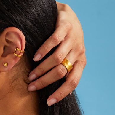 Liquid Metal Ring - Gold 24k