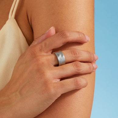 Liquid Metal Ring - Platinum