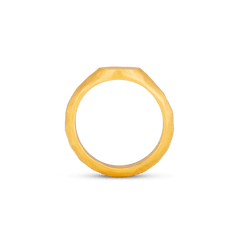 Liquid Metal Signet Ring Set - Gold 18k