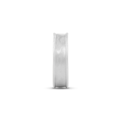 Liquid Metal Tube Ring - Platinum
