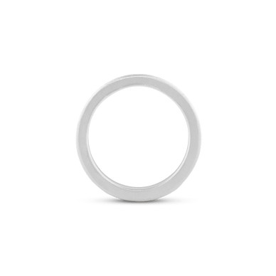 Liquid Metal Tube Ring - Platinum