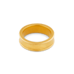 Liquid Metal Tube Ring - Gold 18k