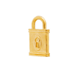 Lock Pendant - Gold 24k