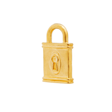 Lock Pendant - Gold 24k