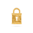 Lock Pendant - Gold 24k