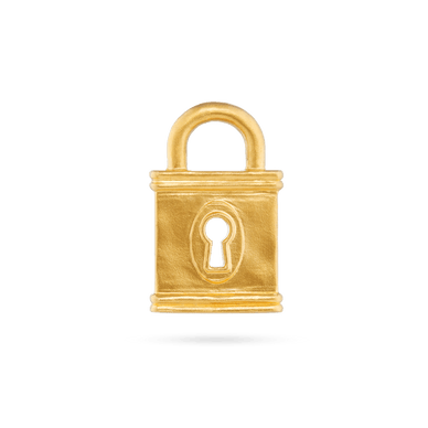 Lock Pendant - Gold 24k