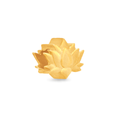 Lotus Charm - Gold 24k