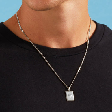 Lotus Pendant - Platinum