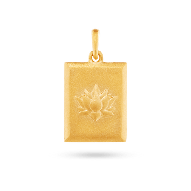 Lotus Pendant - Gold 24k