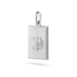 Lotus Pendant - Platinum