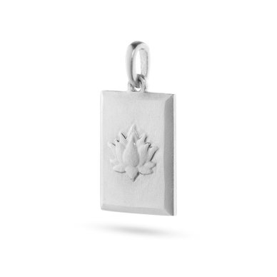 Lotus Pendant - Platinum