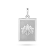 Lotus Pendant - Platinum