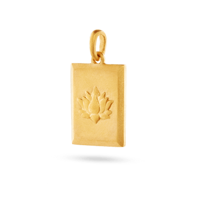 Lotus Pendant - Gold 24k