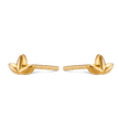 Lotus Stud Earrings - Gold 18k