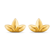 Lotus Stud Earrings - Gold 18k