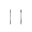 Medium Hoop Earrings - Platinum