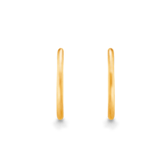 Medium Hoop Earrings - Gold 24k