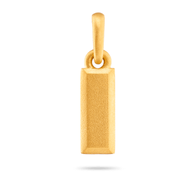 Mini Bullion Bar Pendant - Gold 24k