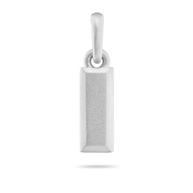 Mini Bullion Bar Pendant - Platinum