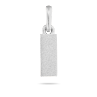 Mini Bullion Bar Pendant - Platinum