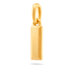 Mini Bullion Bar Pendant - Gold 14k