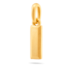 Mini Bullion Bar Pendant - Gold 24k