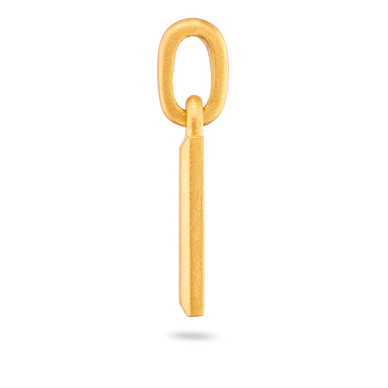 Mini Bullion Bar Pendant - Gold 14k