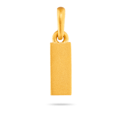 Mini Bullion Bar Pendant - Gold 24k
