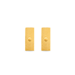 Mini Bullion Bar Stud Earrings - Gold 18k