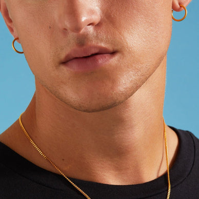 Mini Hoop Earrings - Gold 24k