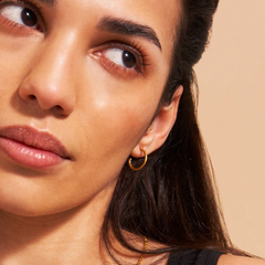 Mini Hoop Earrings - Gold 24k