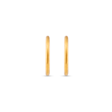 Mini Hoop Earrings - Gold 24k