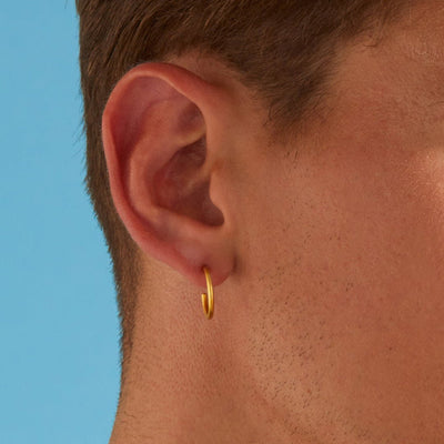 Mini Hoop Earrings - Gold 24k