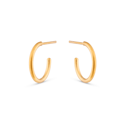 Mini Hoop Earrings - Gold 24k
