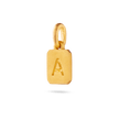 Mini Initial Pendant - Gold 24k