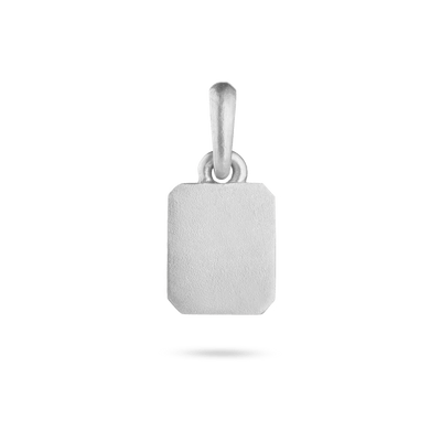 Mini Initial Pendant - Platinum