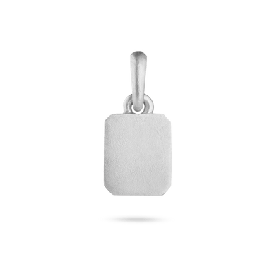 Mini Initial Pendant - Platinum