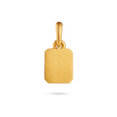 Mini Initial Pendant - Gold 24k