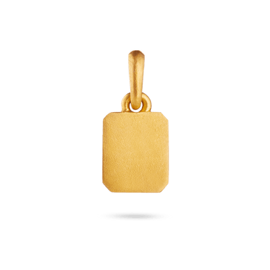 Mini Initial Pendant - Gold 24k