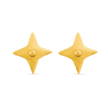 Mini Star Stud Earrings - Gold 14k