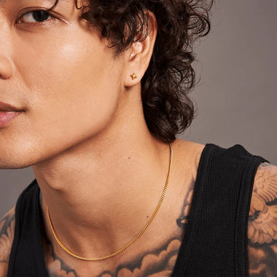 Mini Star Stud Earrings - Gold 18k