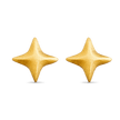 Mini Star Stud Earrings - Gold 14k