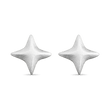 Mini Star Stud Earrings - Platinum