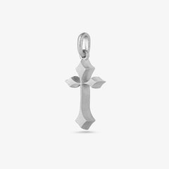 Modern Cross Pendant - Silver