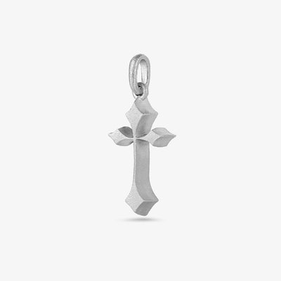 Modern Cross Pendant - Silver